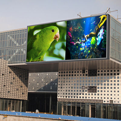 صفحه نمایش LED بیرونی P10 با رنگ کامل با ابعاد صفحه نمایش سفارشی و محافظت IP65
